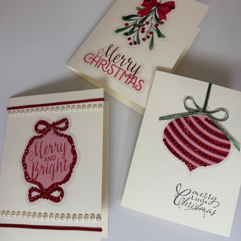 Bling Christmas Cards